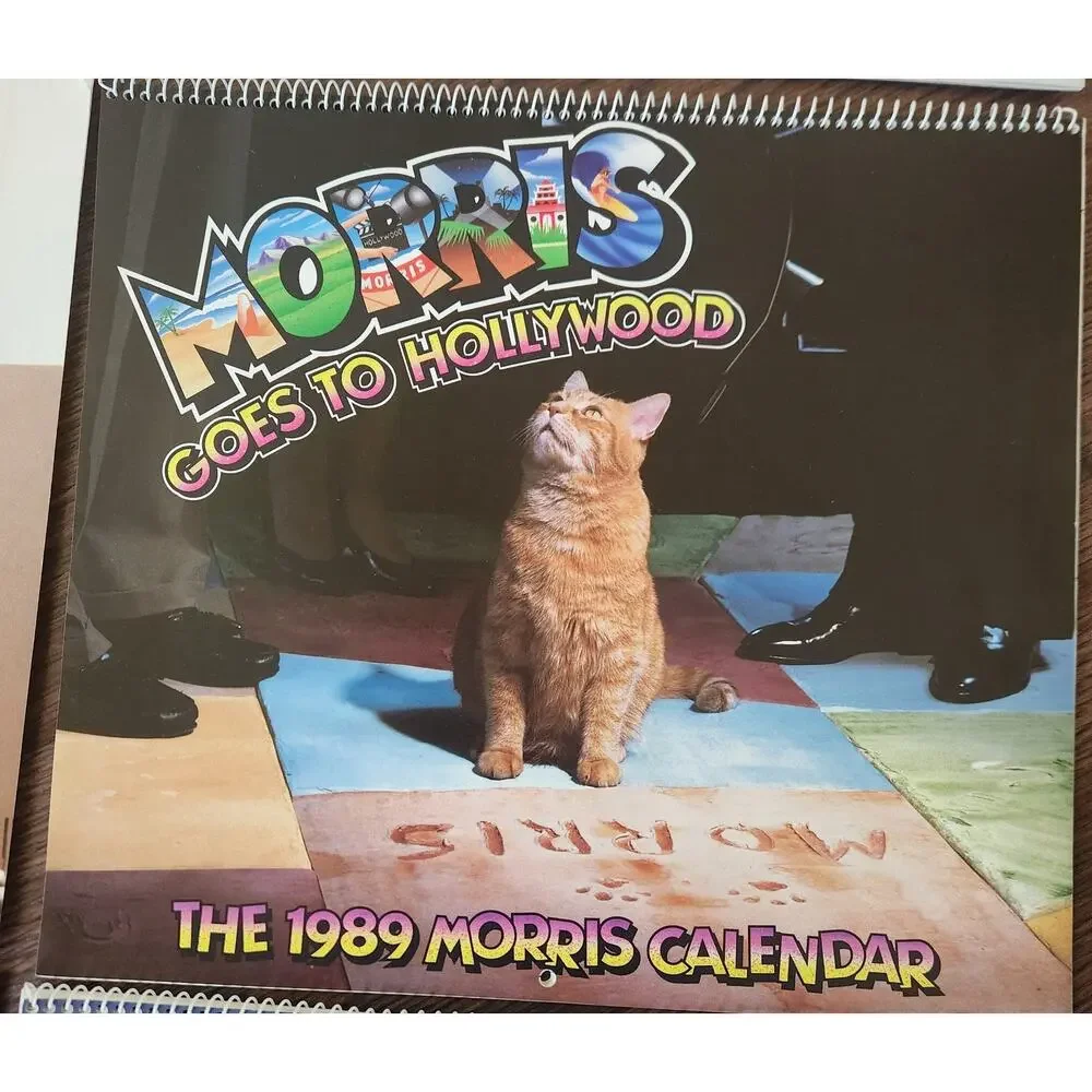 Vintage Morris the Cat Calendar Collection 1985-1990 Unused Lot of 6 Rare